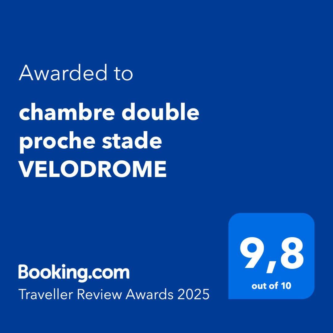 Chambre Double Proche Stade Velodrome Marseille Extérieur photo
